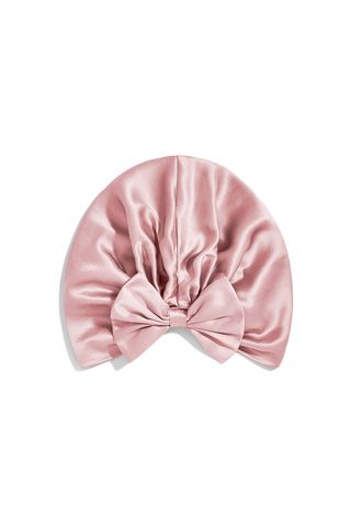 Lilysilk Vintage Bow-Knot Sleep Cap in Rosy Pink