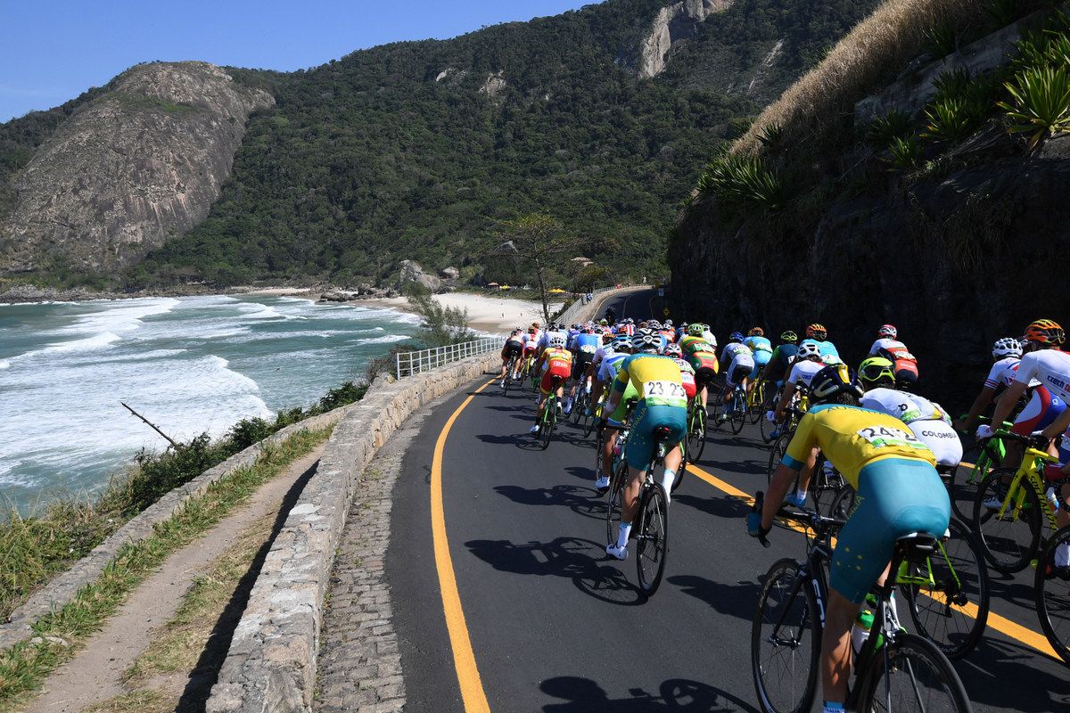 Scott Bowden (Australia) during the Olympic Games road race in Rio