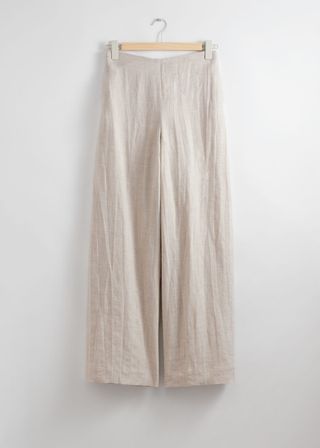 Breezy High-Waist Trousers