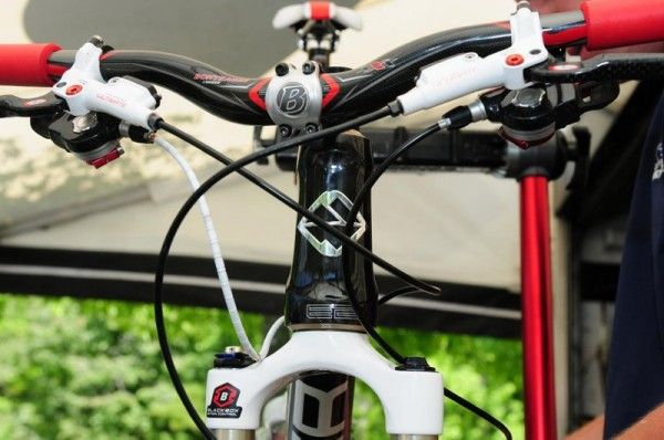 The tapered E2 front end provides more precise steering and braking plus a stouter frame.