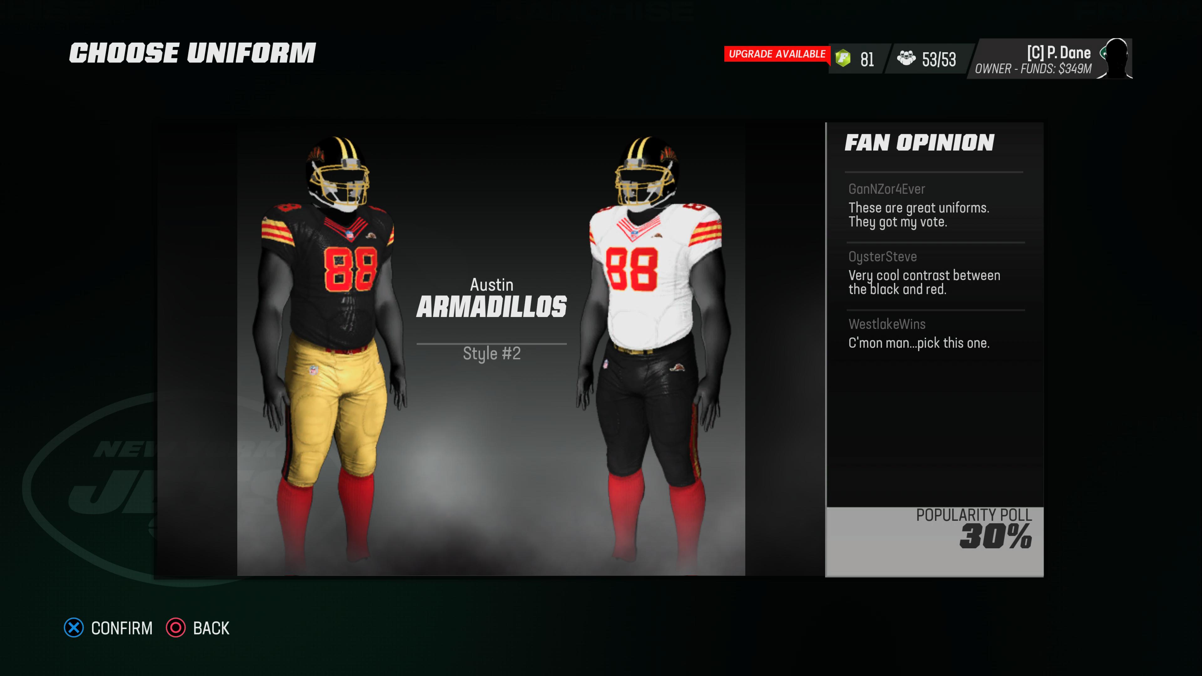 Madden 23 Relocation: Choosing the uniform for the relocation team