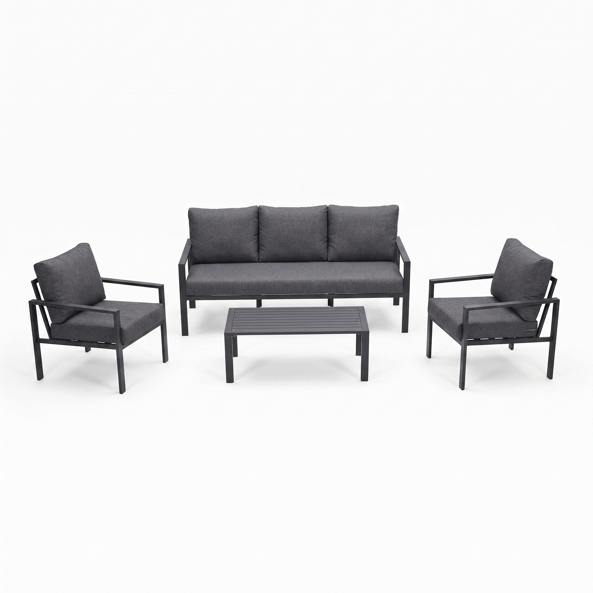Wallach 5 Seater Conversation Set at Wayfair against a white background