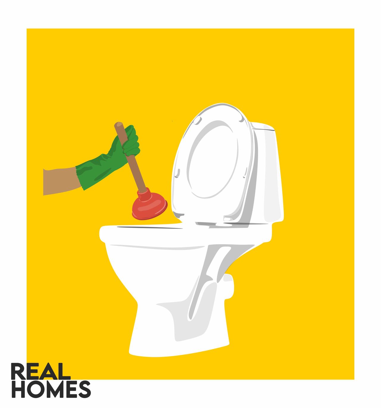 How to plunge a toilet that's clogged Real Homes