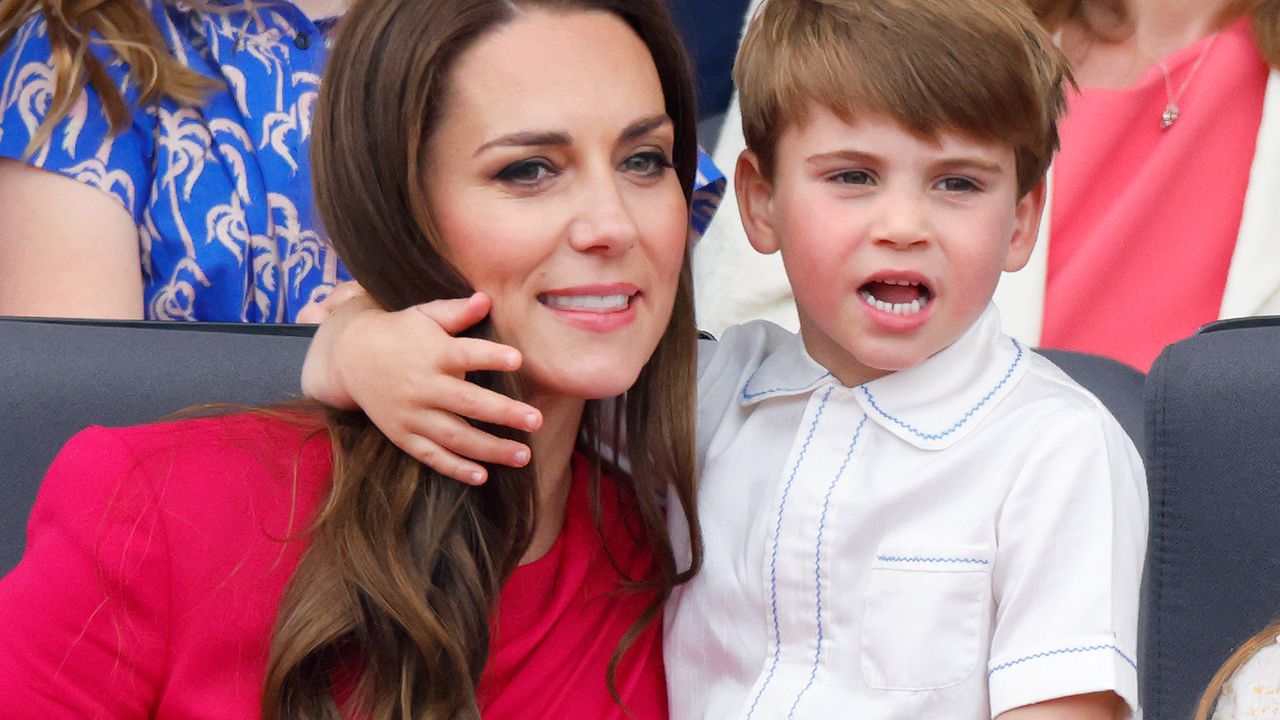 Prince Louis and Kate Middleton