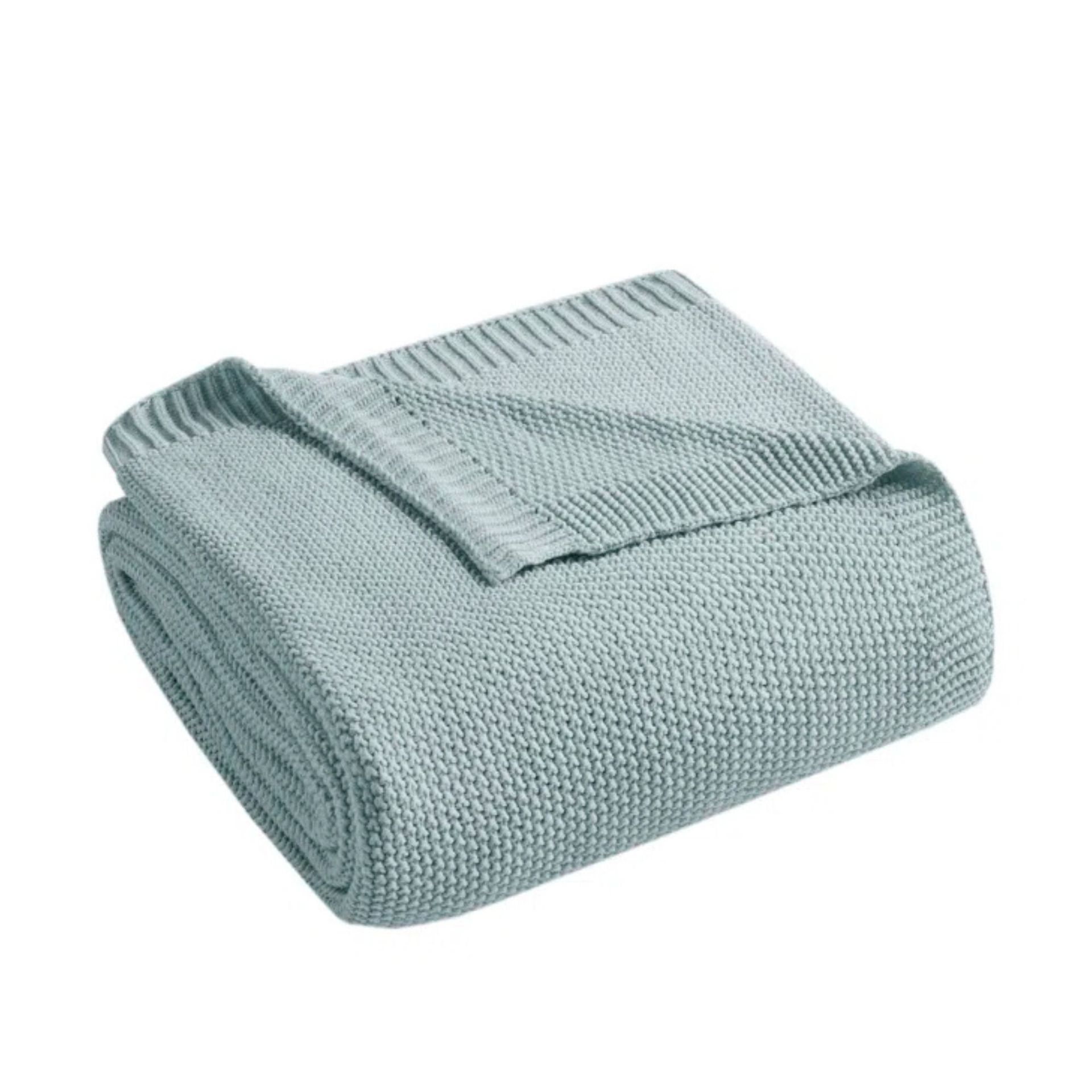Bree Knit wool blanket at Wayfair