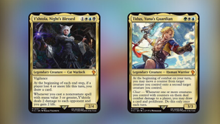 MTG Final Fantasy cards Tidus and Y'shtola