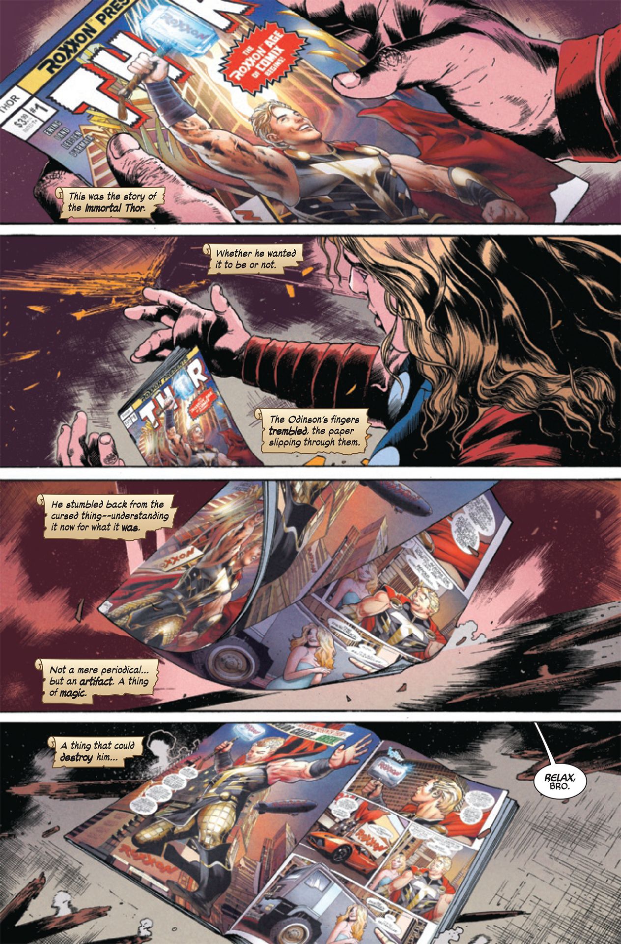 Immortal Thor #10 interior art