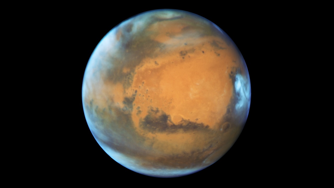 a photo of Mars