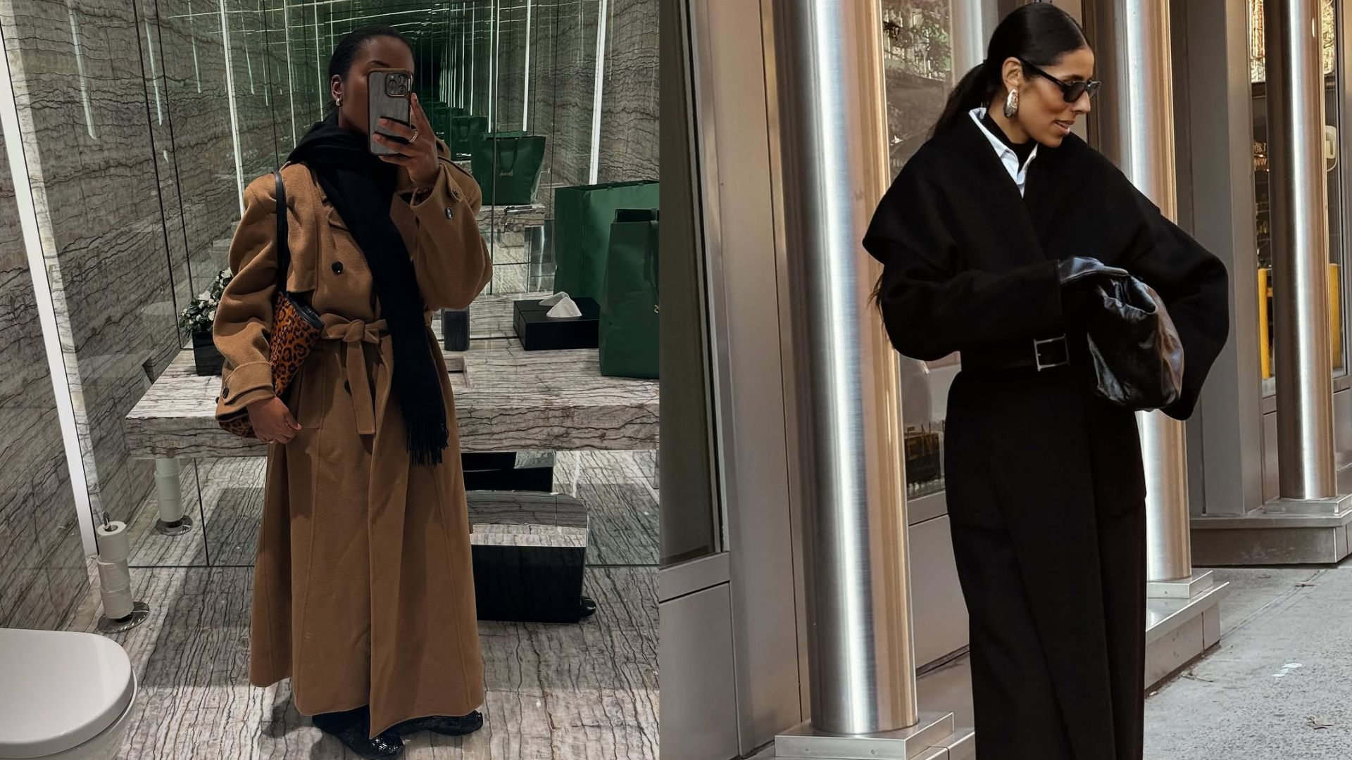 woman wearing statement coat outfit 2026