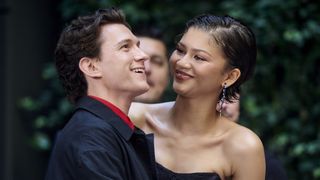 MADRID, SPAIN - JUNE 15: Actor Tom Holland and actress Zendaya attend to photocall of Spider-Man: Brand New Day at Four Season Hotel on June 15, 2026 in Madrid, Spain.