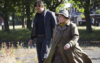 Brenda Blethyn and Kenny Doughty as DCI Vera Stanhop and DS Aiden Healy