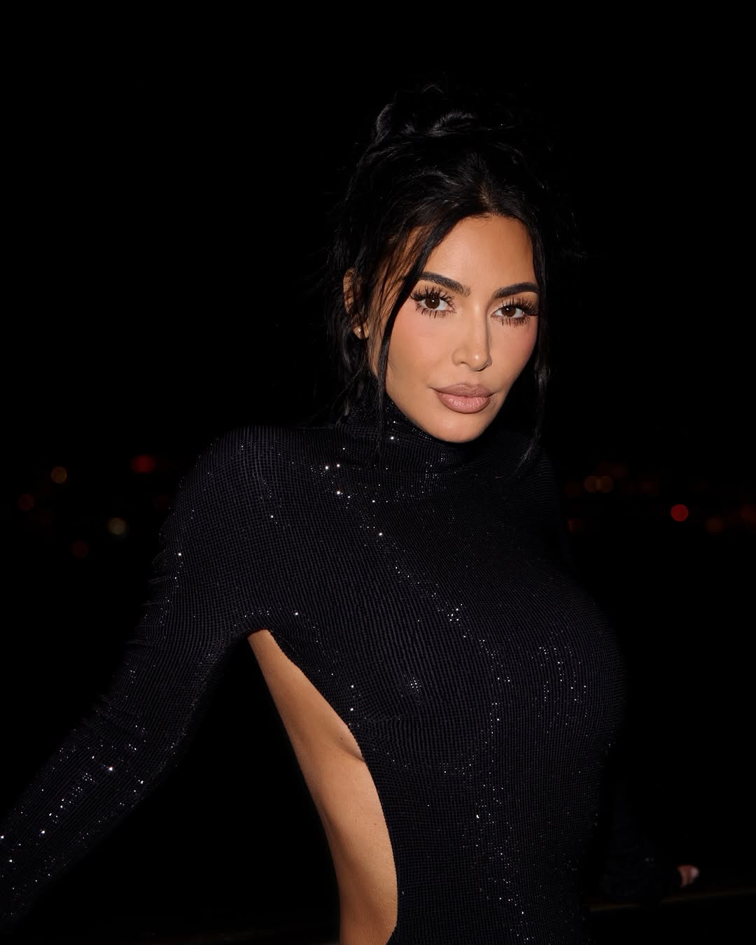Kim Kardashian wore the same Gucci g-string dress as Kate Moss after the F1 Monaco Grand Prix
