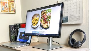 Dell P2424HT monitor on a desk