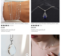 Etsy Cyber Sales event Save on one-of-a-kind jewellery