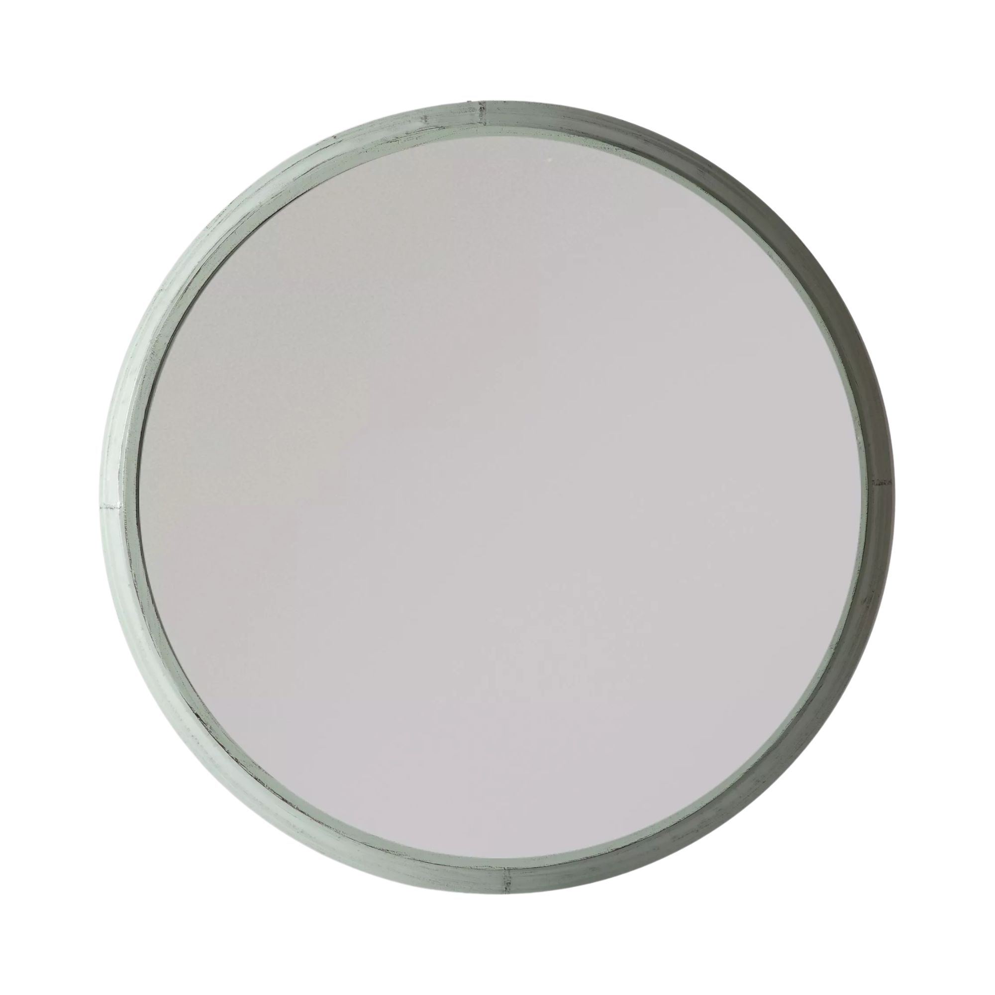 John Lewis, Vintage Round Metal Frame Indoor/Outdoor Wall Mirror