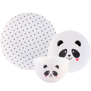 panda dinner set