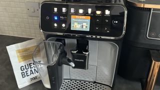 Drink selection menu on Philips 5400 Series Bean to Cup Coffee Machine