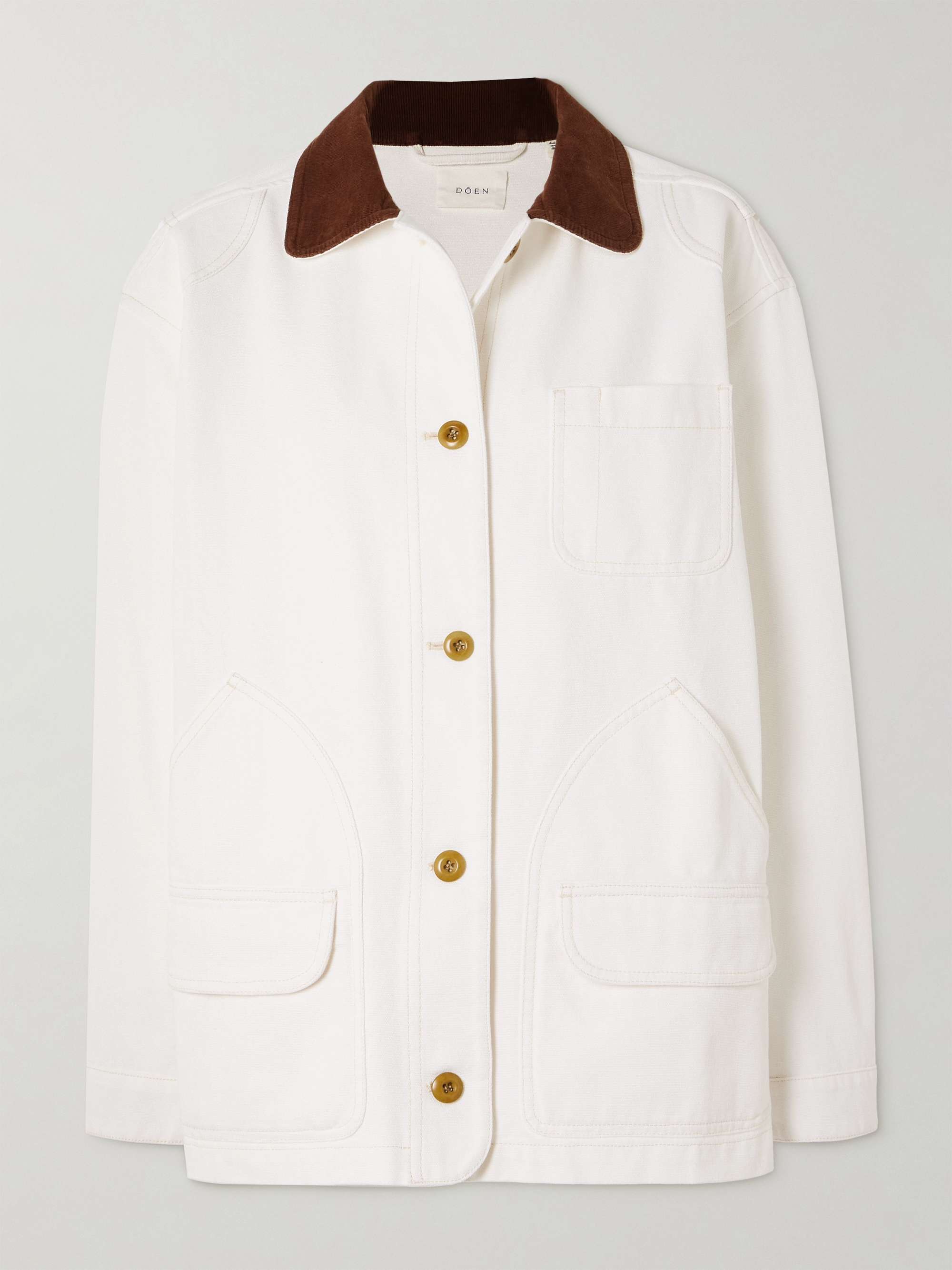 Pascual Cord-Mitarched cotton jacket