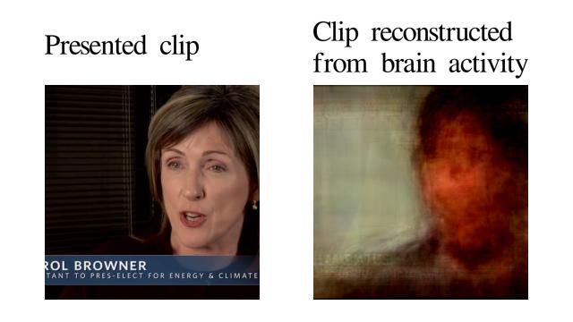 Researchers reconstruct movies from brain activity.