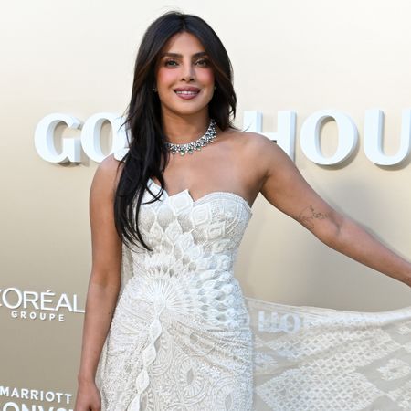 Priyanka Chopra's Sculptural Couture Gown Was Crafted From a 20-Year-Old Saree and Took 6 Weeks to Make