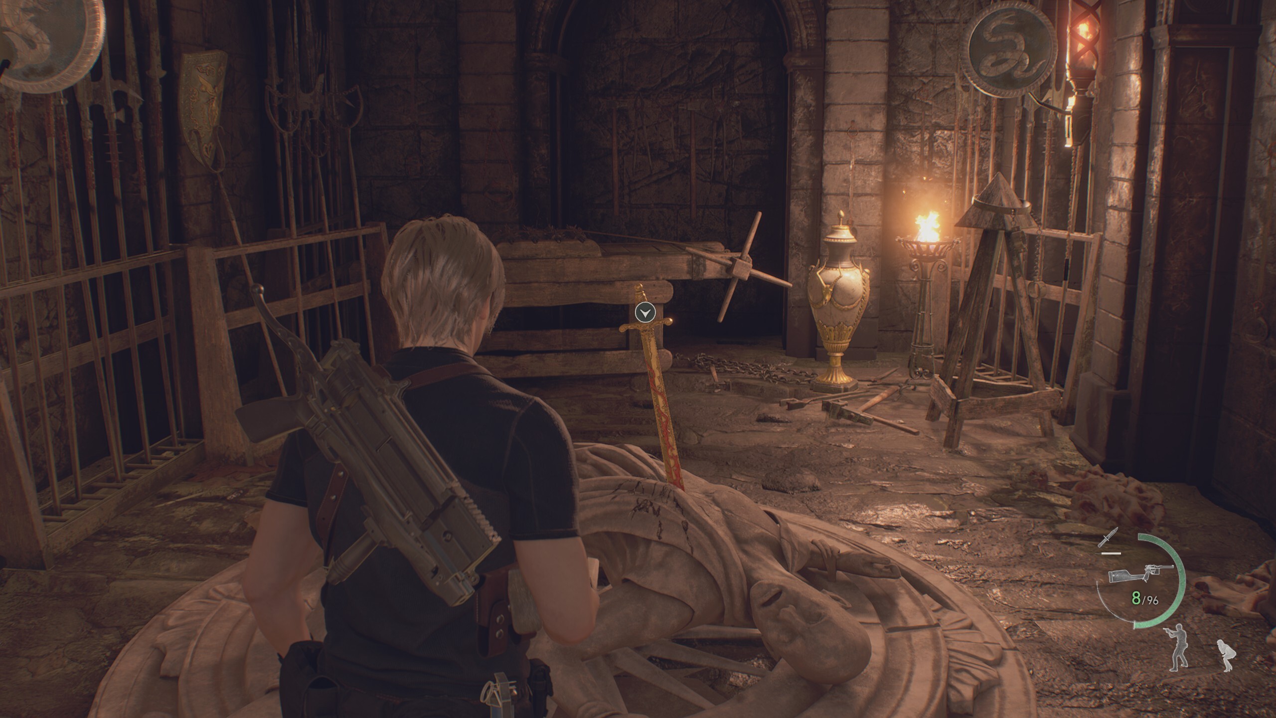 Resident Evil 4 Remake sword puzzle solution