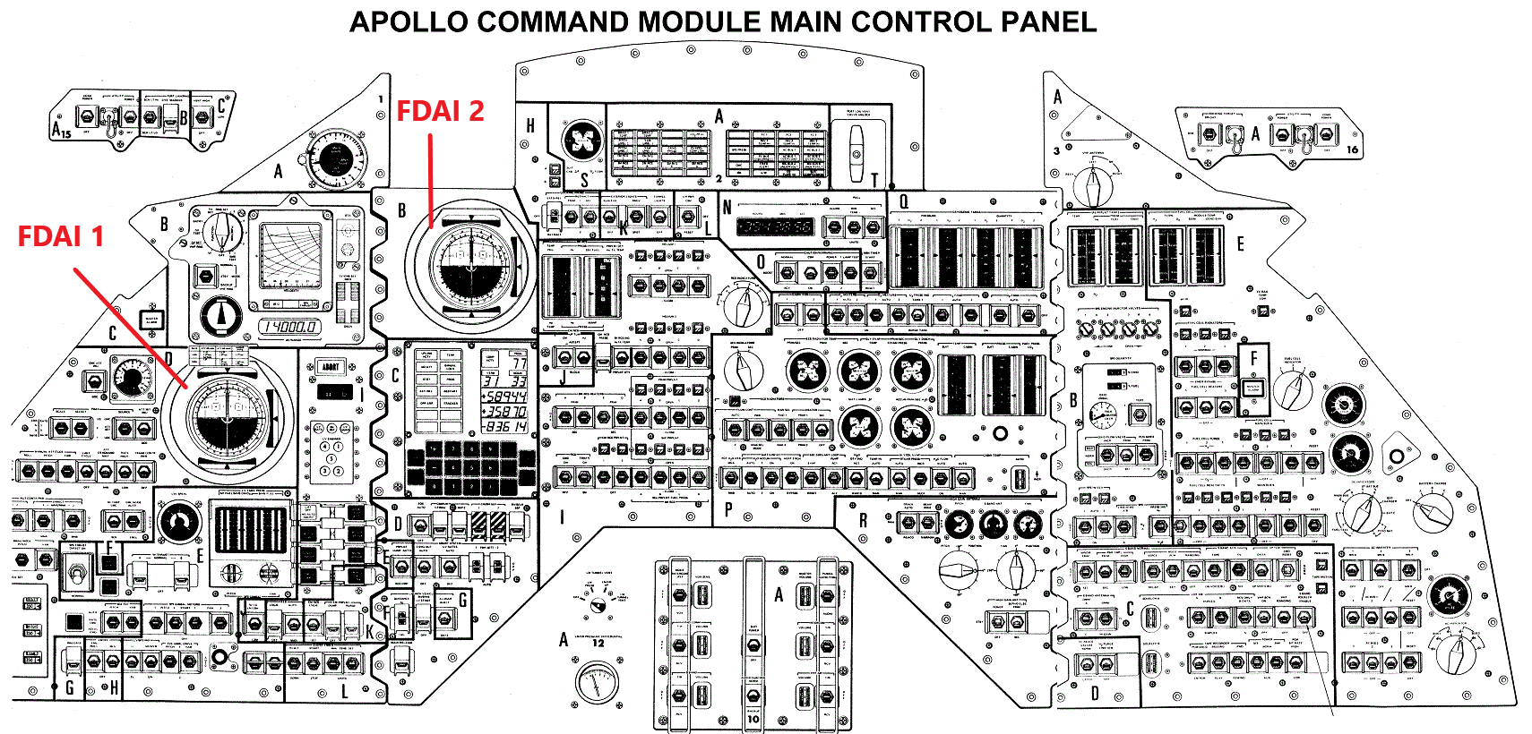 apollo 12 module control panel diagram
