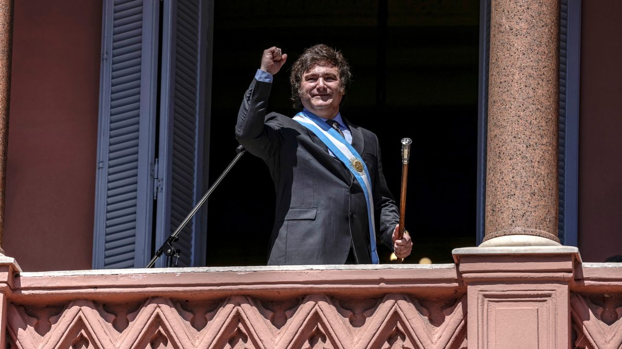 Argentine President Javier Milei