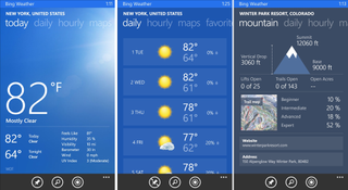 Bing Weather version 2