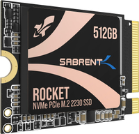 Sabrent Rocket 2230 (512GB):&nbsp;is $59.99 at Amazon