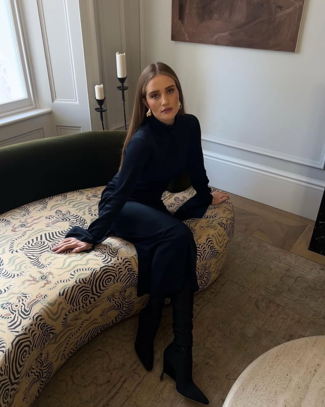 Dress and Tights Outfit Ideas @rosiehw