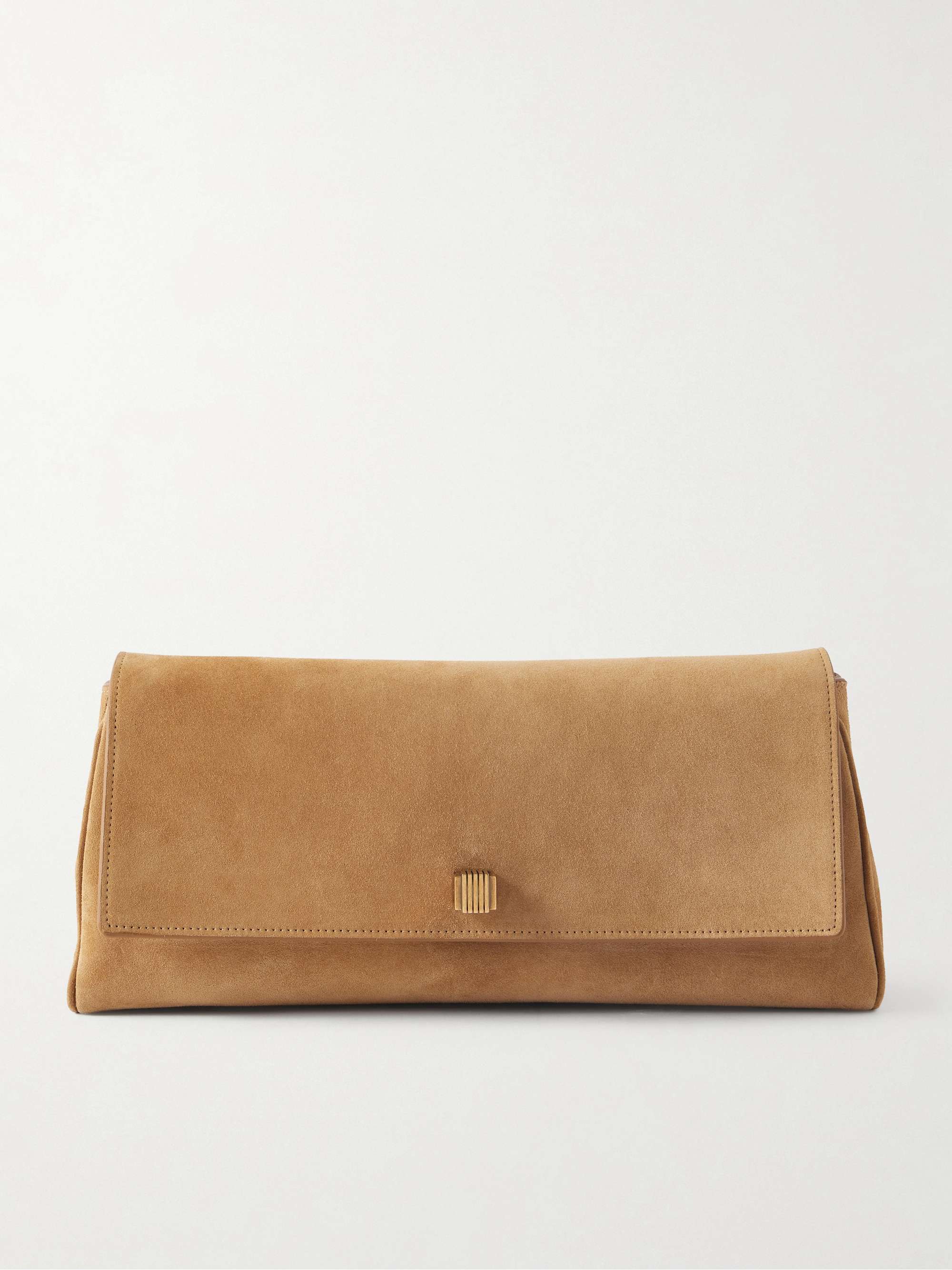 Audrey Suede Clutch