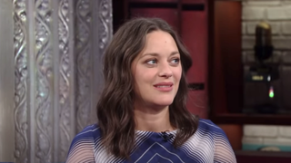 marion cotillard on the late show with stephen colbert