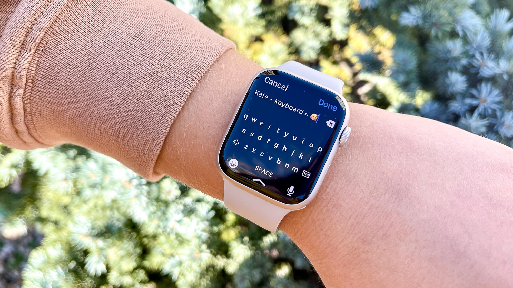 apple watch series 7 qwerty