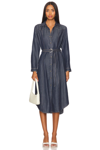 Bella Dahl Western Yoke Midi Dress