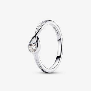 Pandora Infinite Lab-Grown Diamond Ring 0.15 Carat Tw Sterling Silver