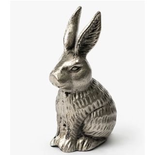 Antique Pewter Bunny