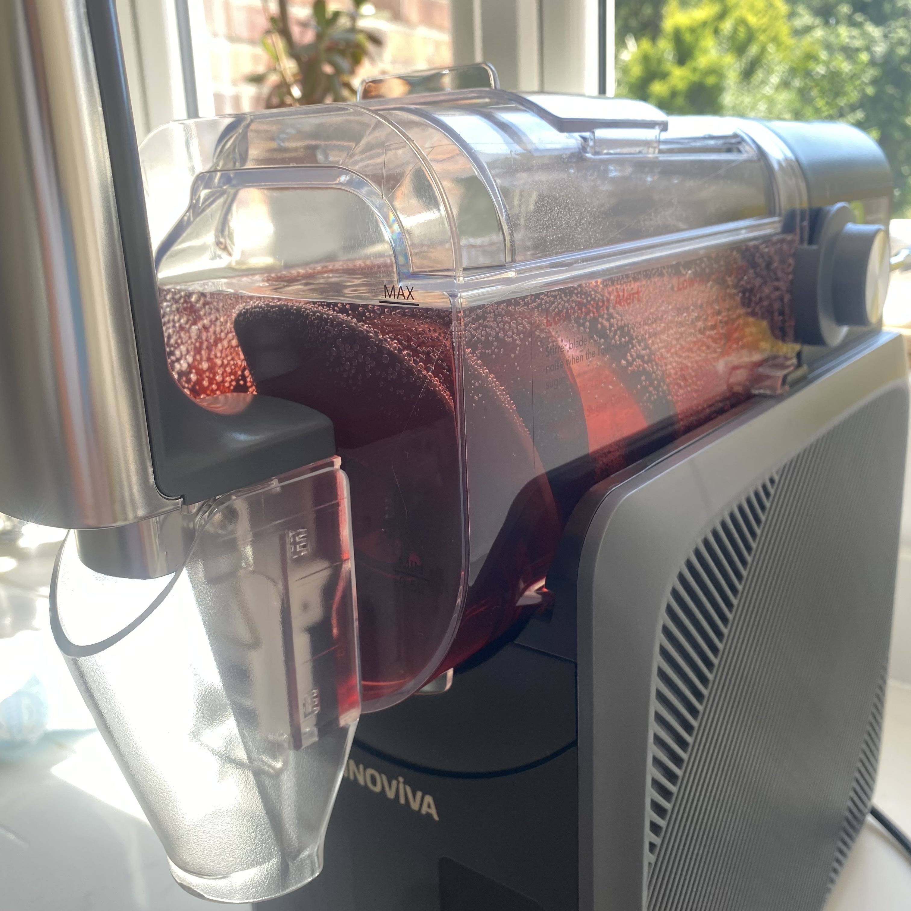 Testing the Inoviva slushie machine at home