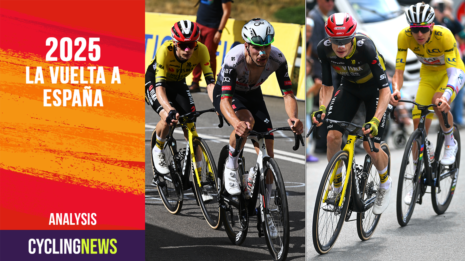 Visma-Lease a Bike and UAE Team Emirates-XRG continue Tour de France battle at Vuelta a España