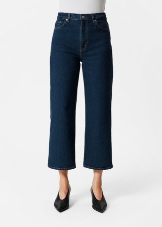 Wide Cropped Jeans