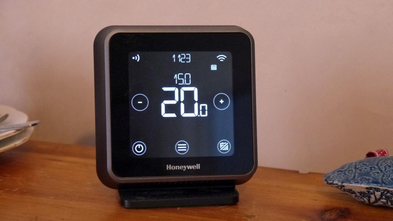 The Honeywell Lyric's touchscreen