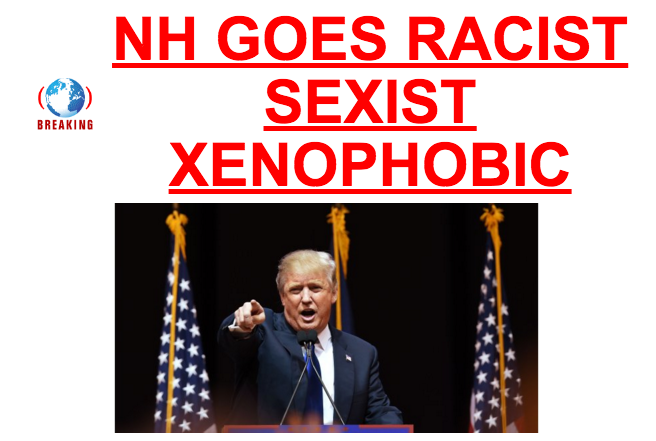 Huffington Post homepage. 