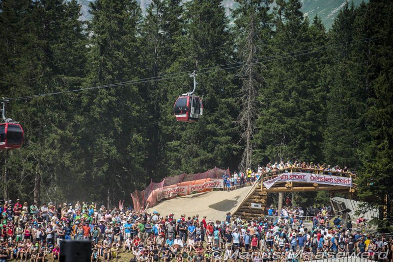 Large crowds at the Lenzerheide World Cup