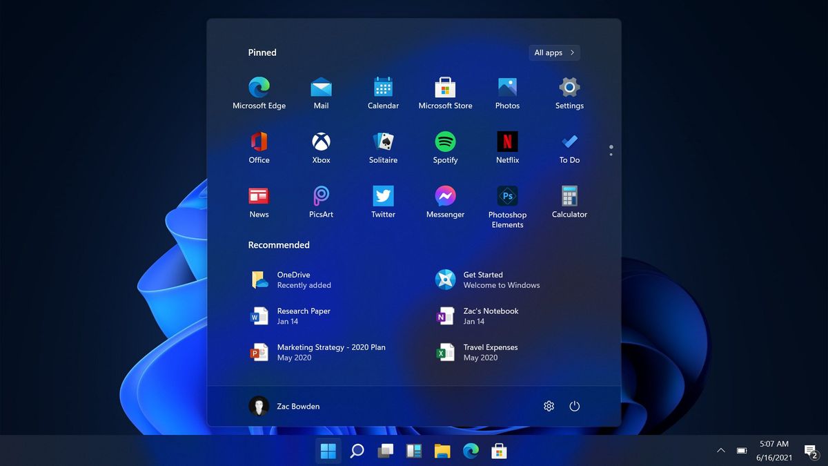 Windows 11 Start Darkmode