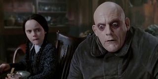 Christina Ricci and Christopher Lloyd in The Addams Family