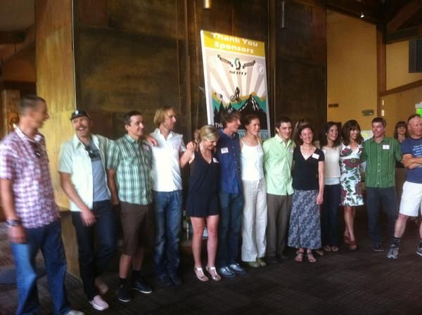 Top US mountain bikers came out to support the Wood River Trails Coalition