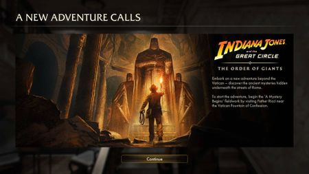 Indiana Jones DLC Order of Giants