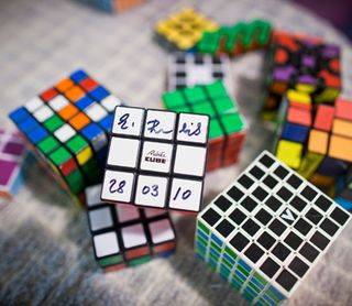 rubik's cube, puzzle, math