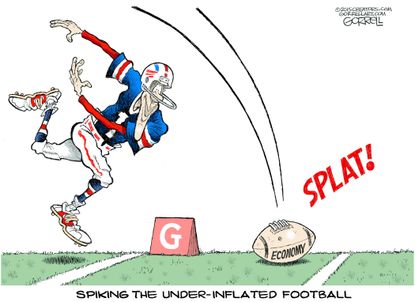 Editorial cartoon Sports NFL Patriots