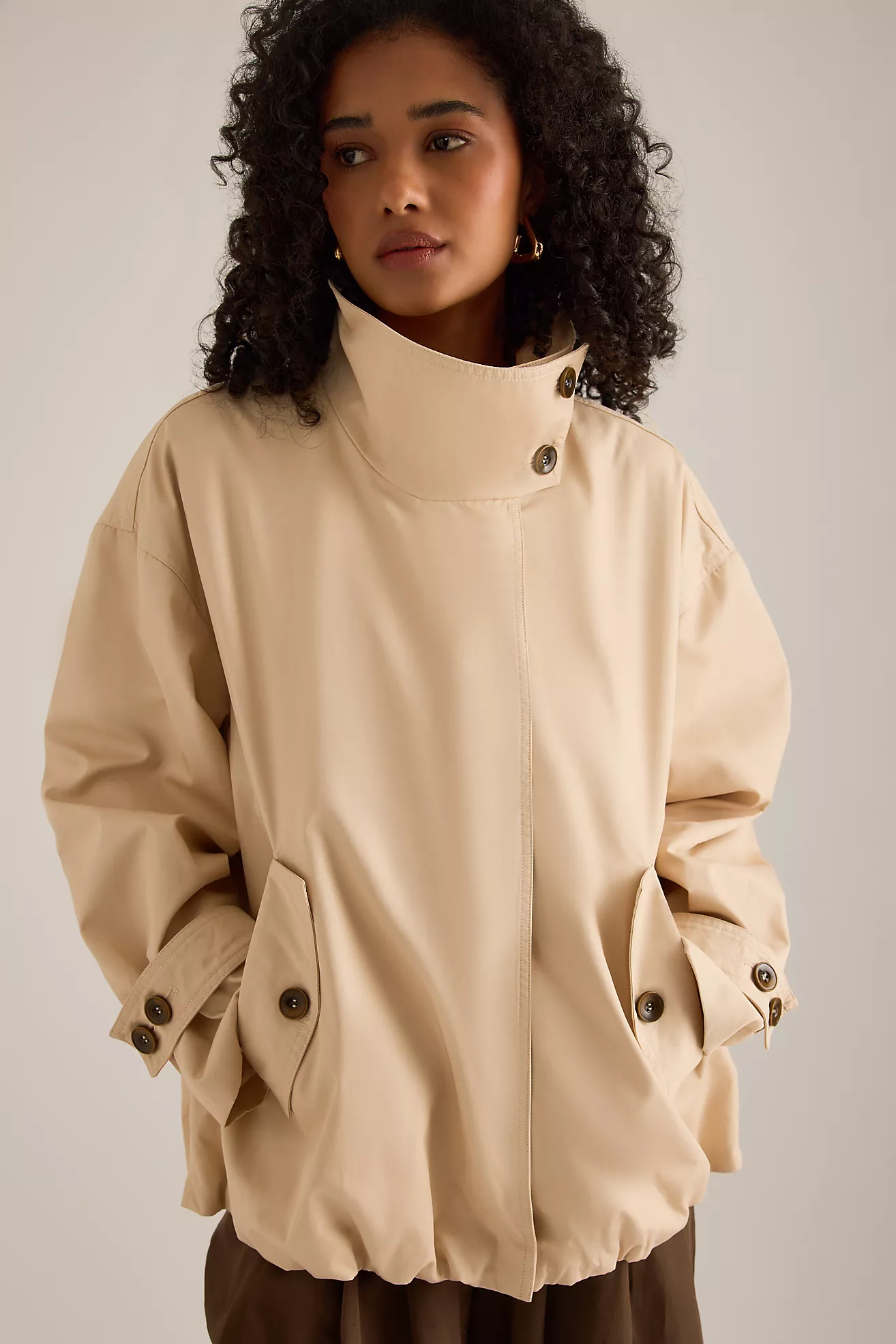 Odd Muse Funnel-Neck Jacket