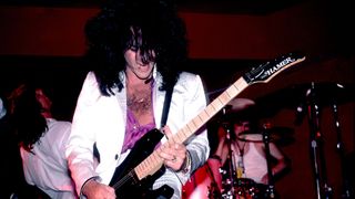 Steve Stevens on 9/28/89 in Chicago, Il.